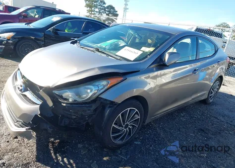 2012 Hyundai Elantra Gls from USA, damaged, VIN 5NPDH4AE3CH070918